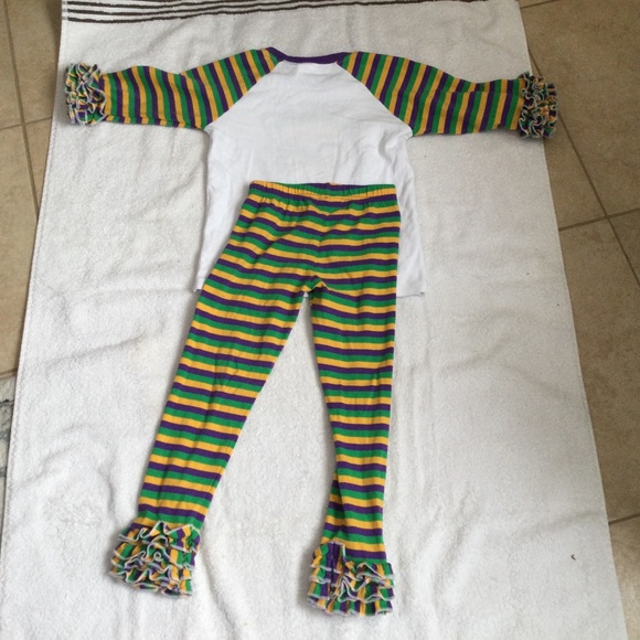 LTC Mardi Gras Mickey Mouse Pajamas, Size 5T - Picture 2 of 7